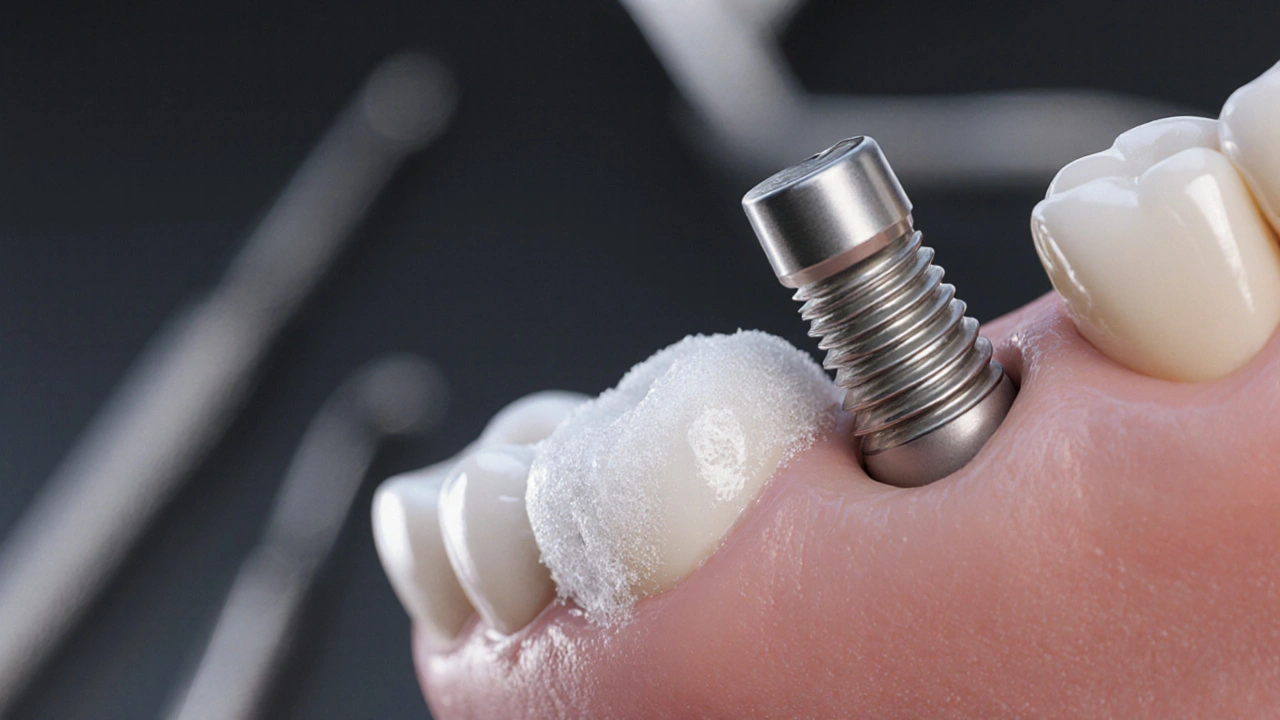 Co znamená Bílá dáseň u zubních implantátů?