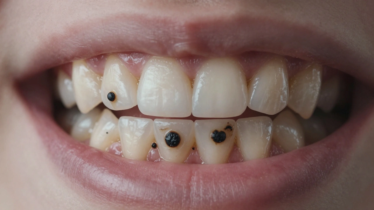 10 nejefektivnějších způsobů, jak se zbavit černého zubního kamene