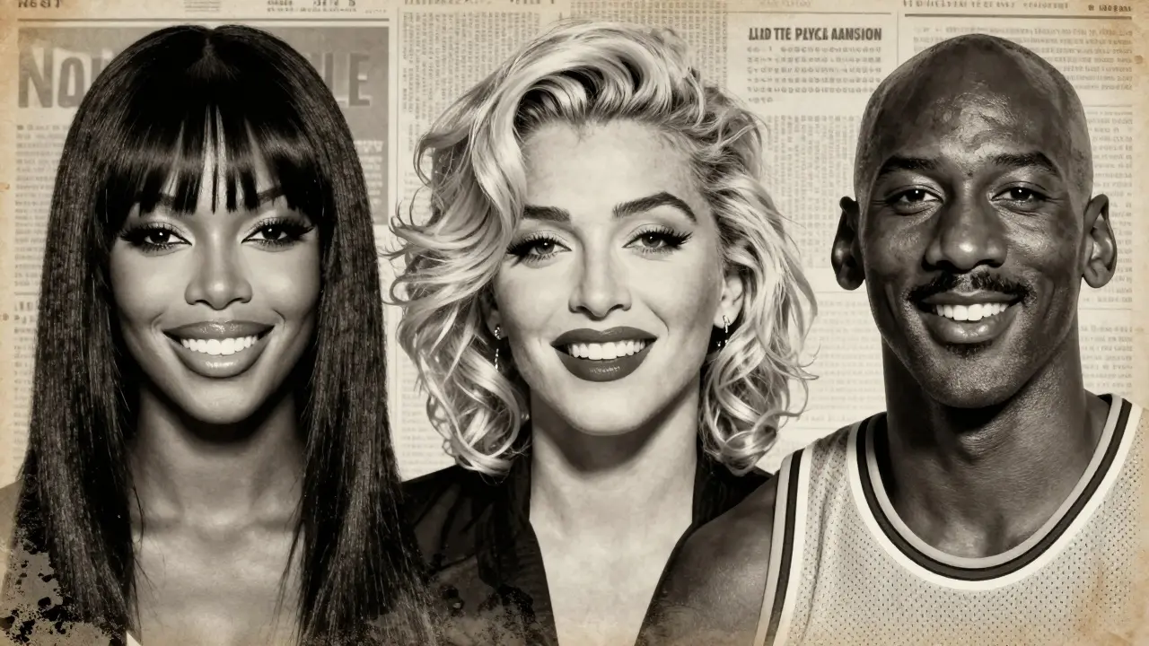 Ikony světa jako Naomi Campbell a Madonna se usmívají se svými mezerami mezi zuby.