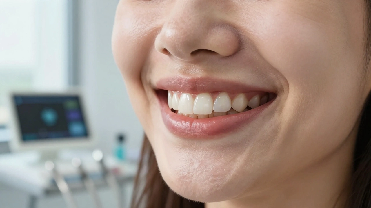 Kolik stojí vyplnění mezery mezi zuby keramickými fazetami?